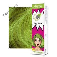 Streax Professional Hold and Play Funky Hair Colour - Perky Green